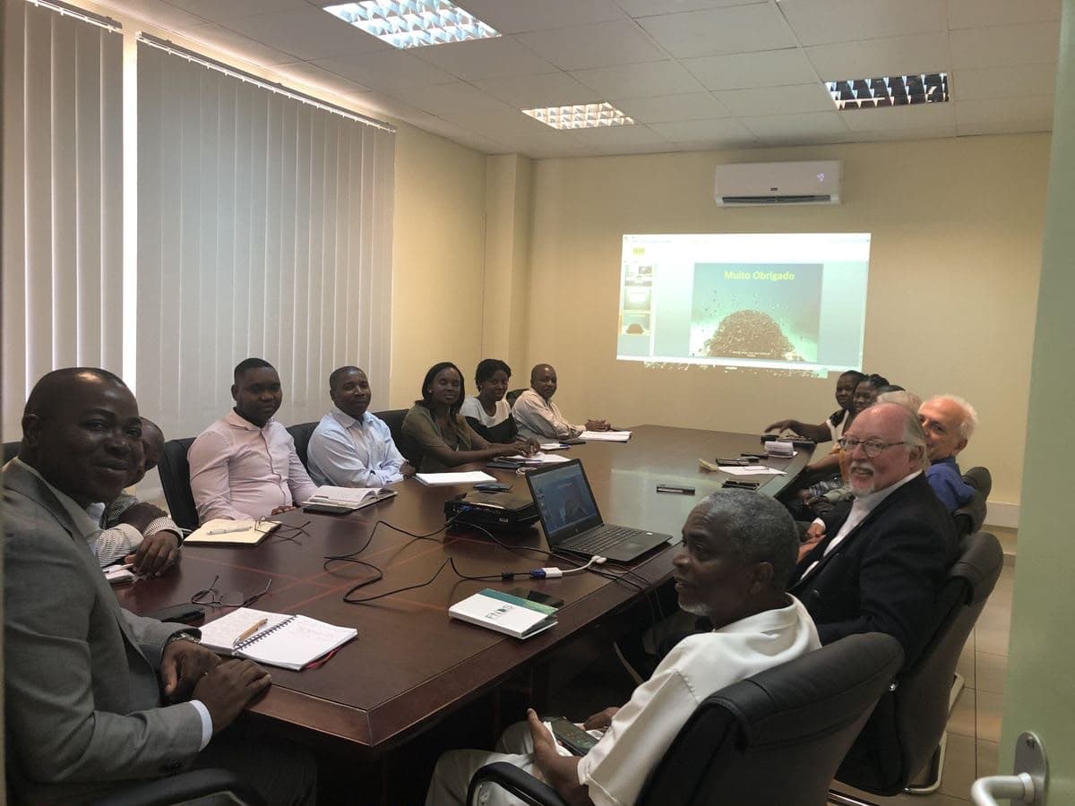 The Bantu African Gold Miners team in a working session